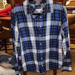 J. Crew Multicolor Plaid Button-Down Shirt
